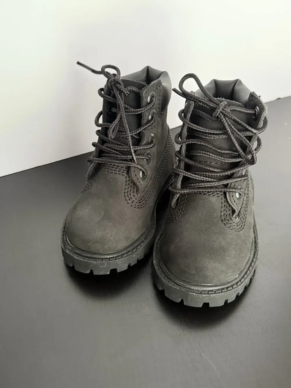 Toddler Timberland 6 Inch Premium Boots 12907 Black SUEDE BOYS Toddler size 4